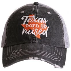 Katydid Texas Born And Raised Women's Trucker Hat