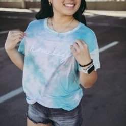 Katydid Homebody Women’s Tie Dye Graphic T-Shirt