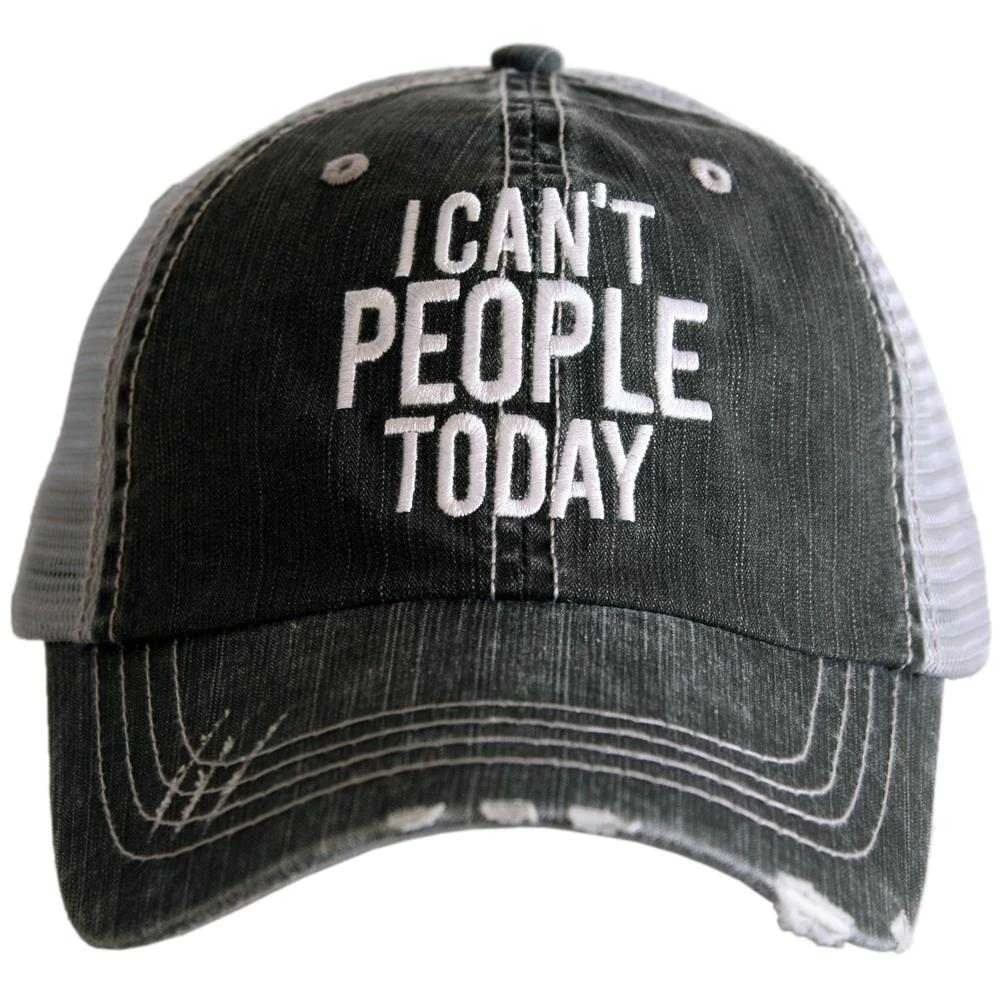 Katydid Weekend Vibes Collection I Can't People Today Trucker Hat