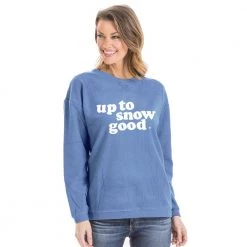 Katydid Holiday Collection Up To Snow Good Corded Sweatshirt