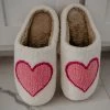 Katydid Weekend Vibes Collection Pink/Red Heart Slippers