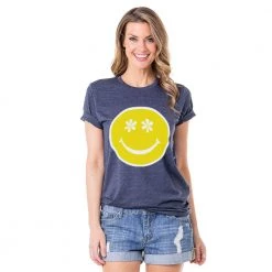 Katydid New Flower Eye Happy Face Printed T-Shirt