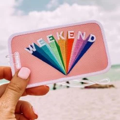 Katydid Weekend Rainbow Luggage Tags Weekend Vibes Collection